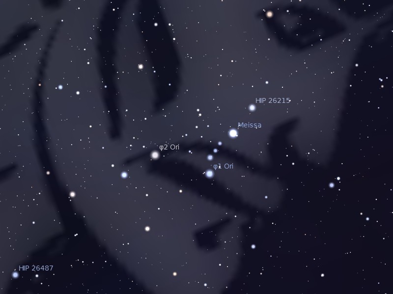 Nella testa di Orione.......